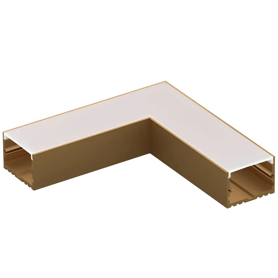 Perfil 30mm Sobrepor Colors Curva PC — Perfis Luminatti LED