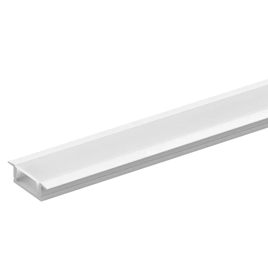 Perfil Nano 12mm Movelaria Embutir PC — Perfis Luminatti LED