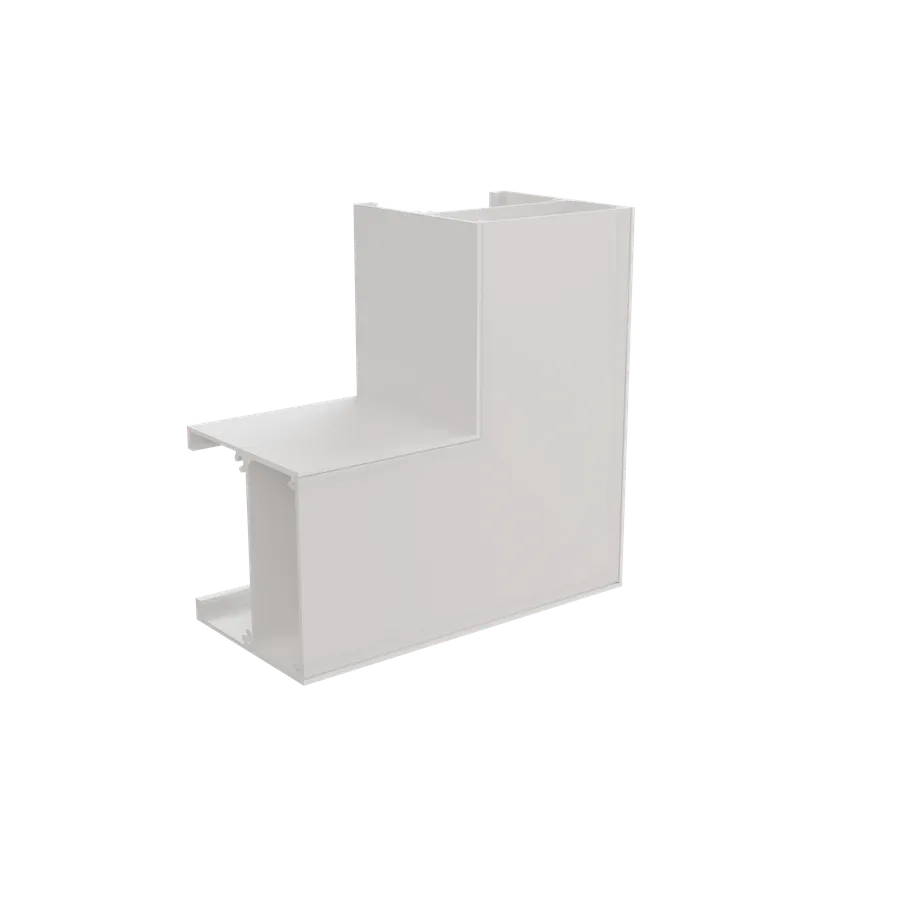 Perfil Alojamento 50mm Curva PC — Perfis Luminatti LED